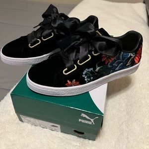 Puma Velvet Floral Sneakers